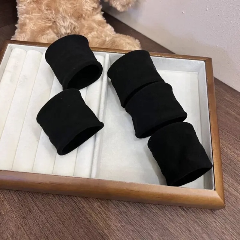 モランディのジャカードの広い縁のシュシュの女性の高弾力の丈夫なゴムの筋のシンプルな気質は高い馬尾の髪のひもを刺します。|undefined