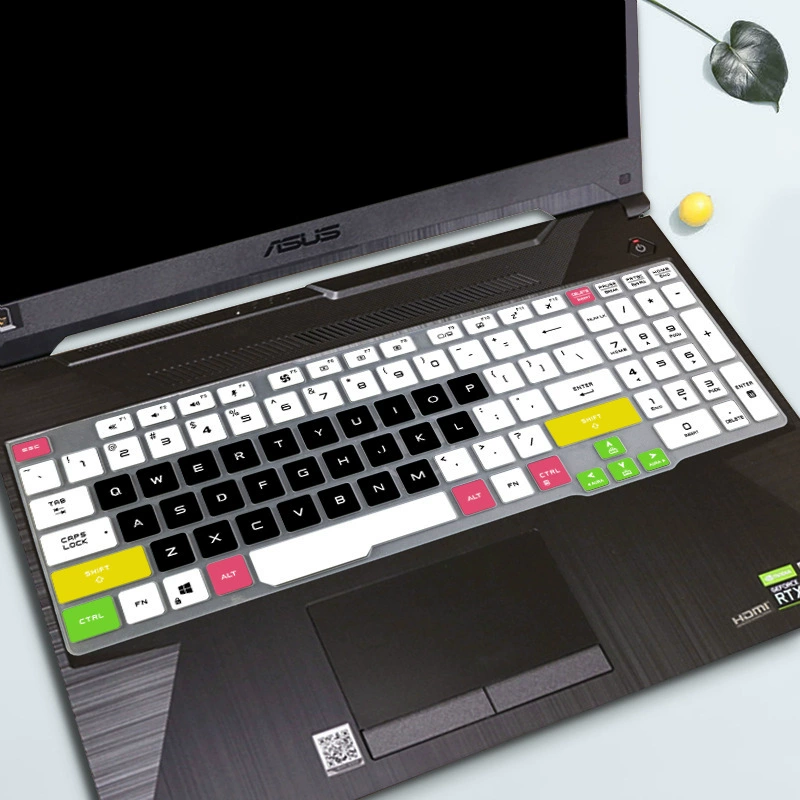 Совместимая клавиатура Asus, силиконовая защитная крышка для ноутбука, 15.6 дюймов