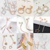 Earrings stainless steel, accessory, wholesale, Japanese and Korean, simple and elegant design, internet celebrity