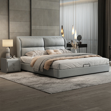 毕斐尔布艺床现代简约双人1.8米三抽储物床小户型1.5m科技布婚床