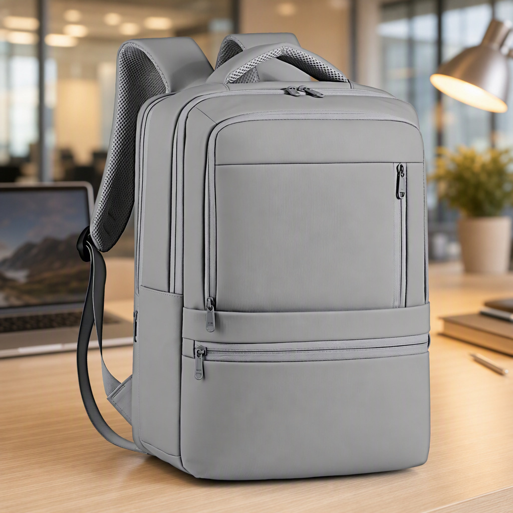 Casual commuter backpack, large capacity, waterproof, suitable for business trips, travel, and students; computer backpack