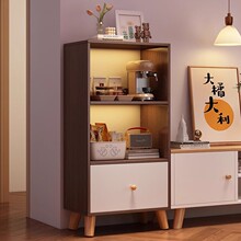 书架置物架落地多层储物书柜家用客厅卧室展示柜子电视柜旁收纳柜