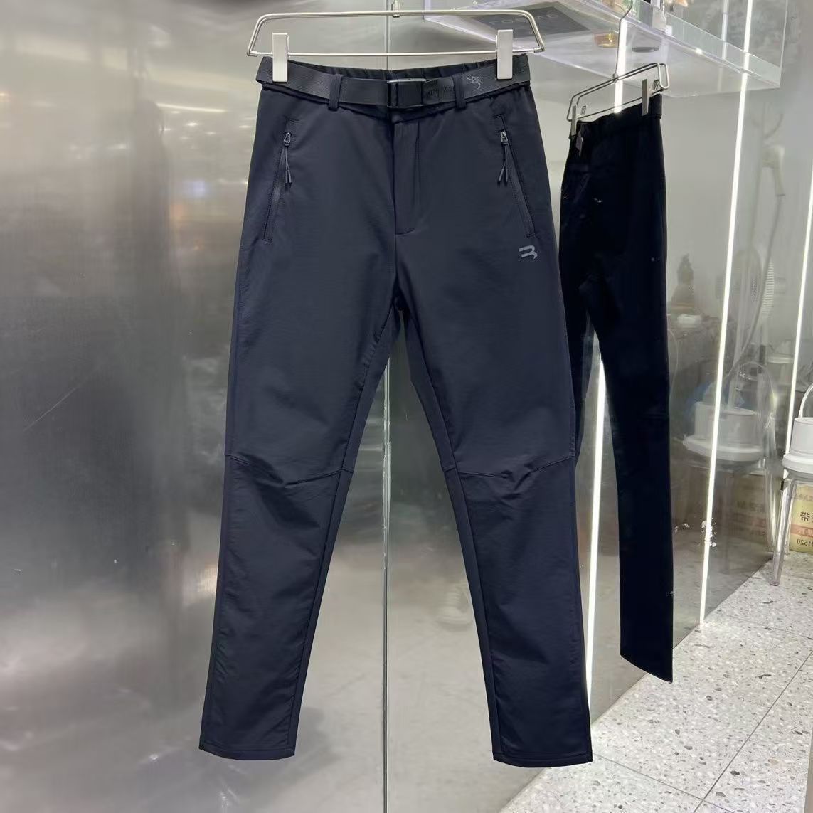 运动裤男春夏薄款防晒夏季男士速干裤弹力修身户外健身长裤