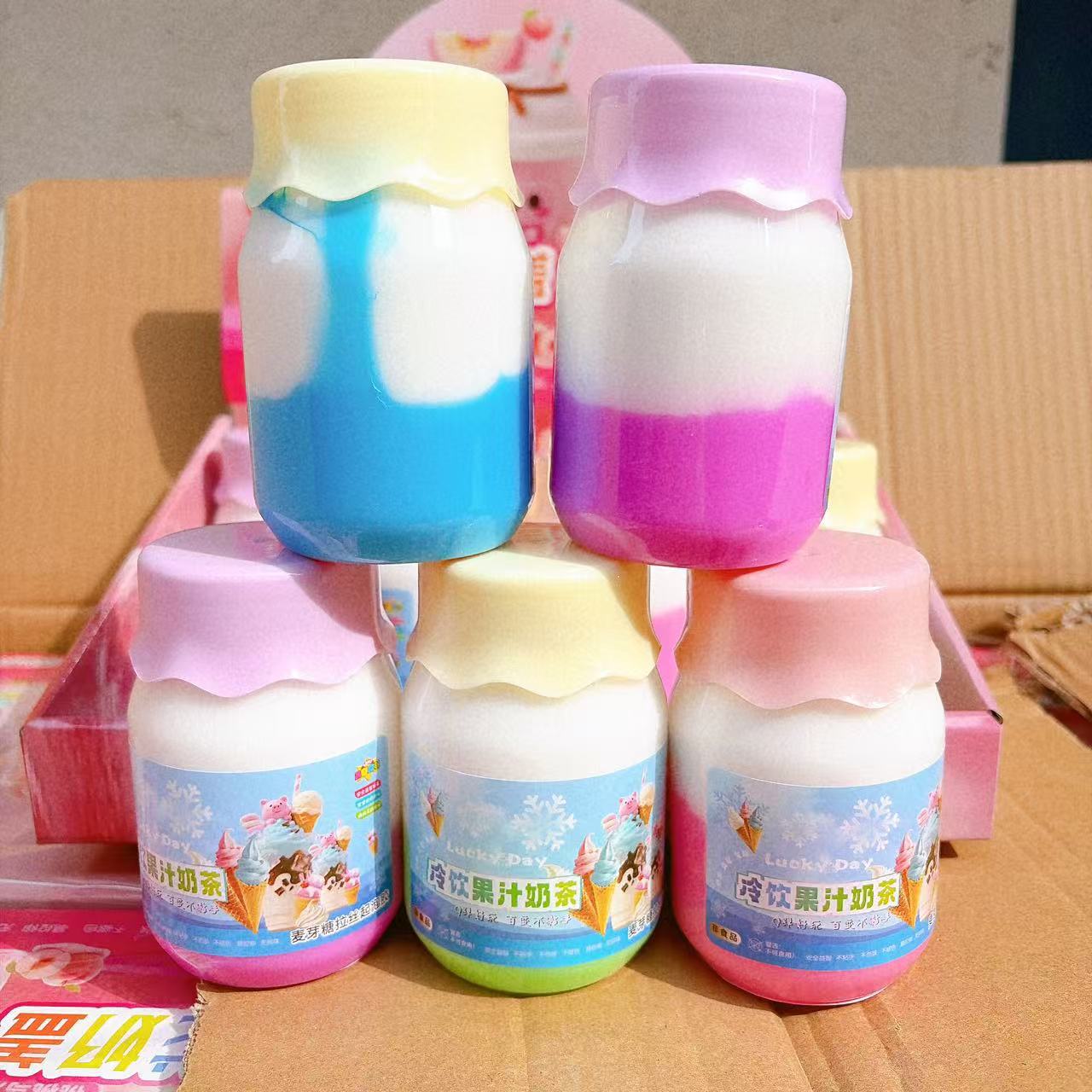 Botella de leche.