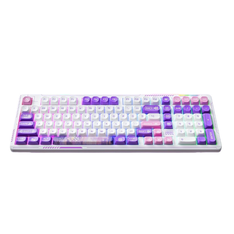 Lingbao K98 カスタマイズされたワイヤレス 3 モードメカニカルキーボード 3 モードフルキーホットスワップ可能な e スポーツゲーミングキーボード 101 キー|undefined
