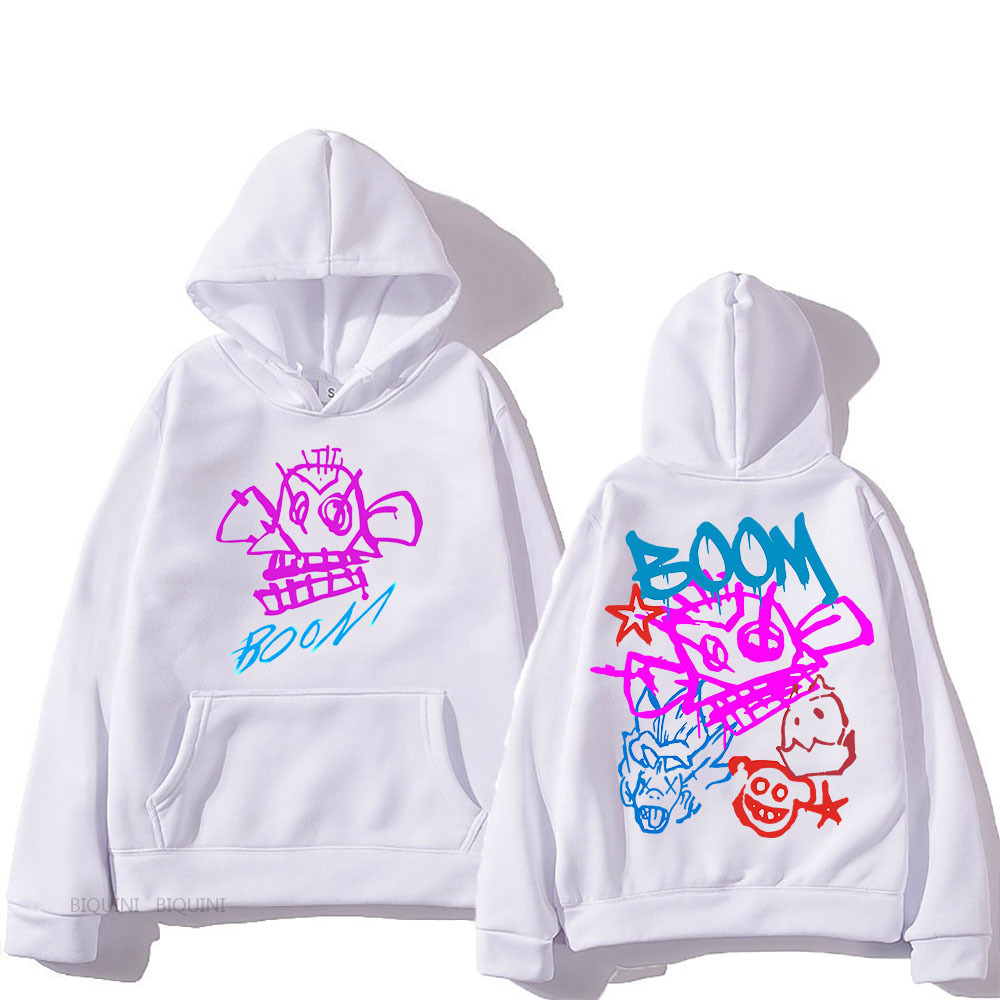 Arcane Jinx Cartoon Hooded Long Sleeve Harajuku Kawaii