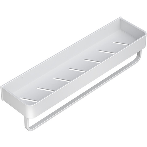 Kole wall-mounted bathroom cosmetics storage rack space aluminum bathroom storage rack no punching drain tray rack