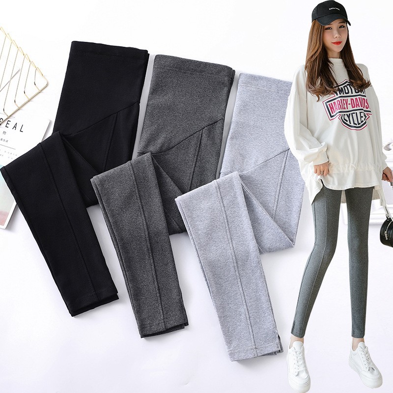 Pure Cotton Pregnant Women Leggings 2025 Spring and Autumn New Pregnant Women's Pants Outer Wear Long Pants Slim-fit All-match Tight