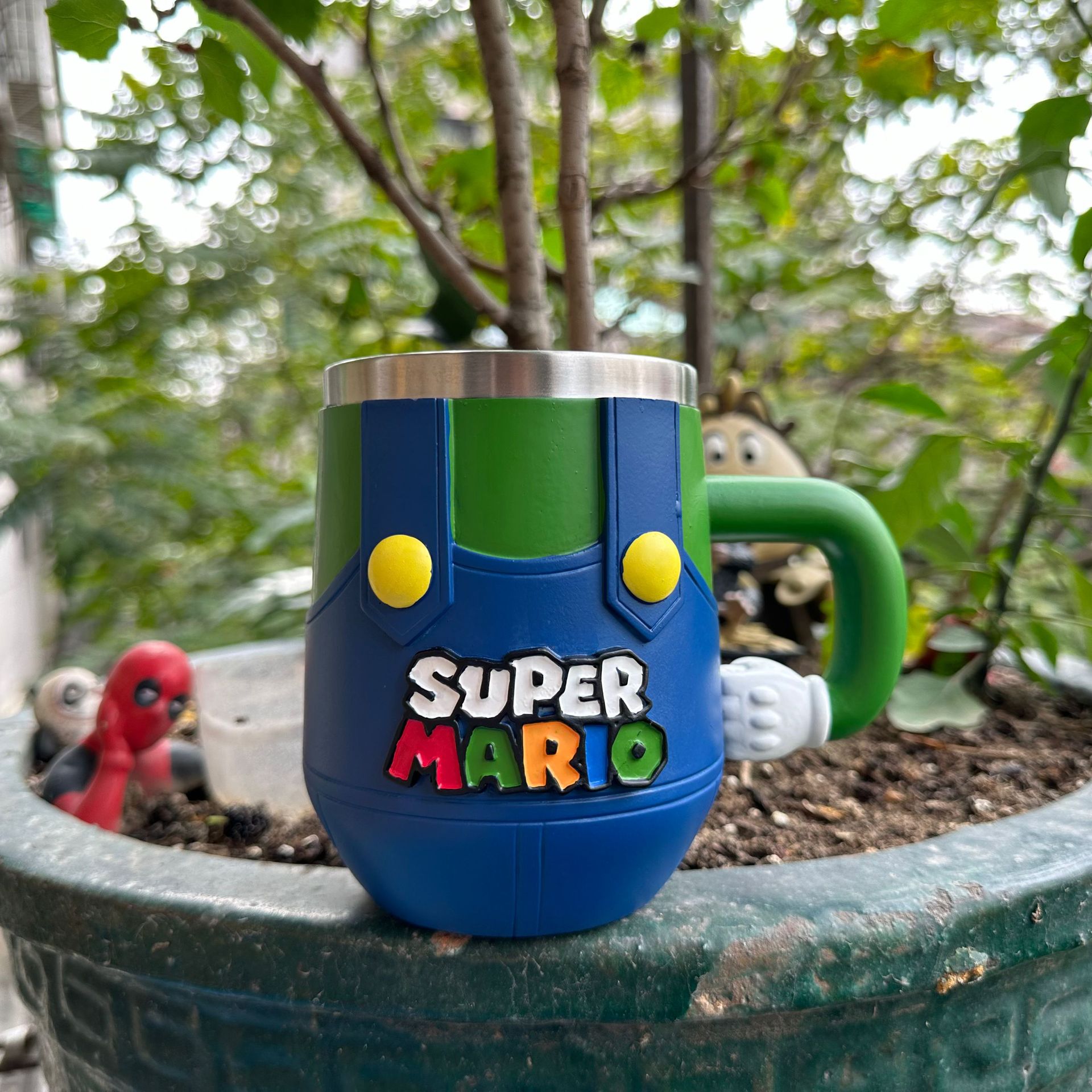 Taza "Hermanos" de Acero Inoxidable 304 - Verde