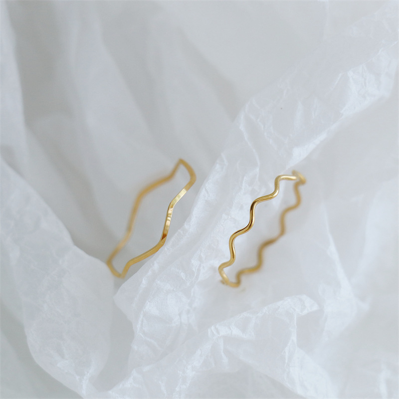 1 Piece Quantity Daily Occasion Lady Simple Style Commute Geometric Stainless Steel Rings
