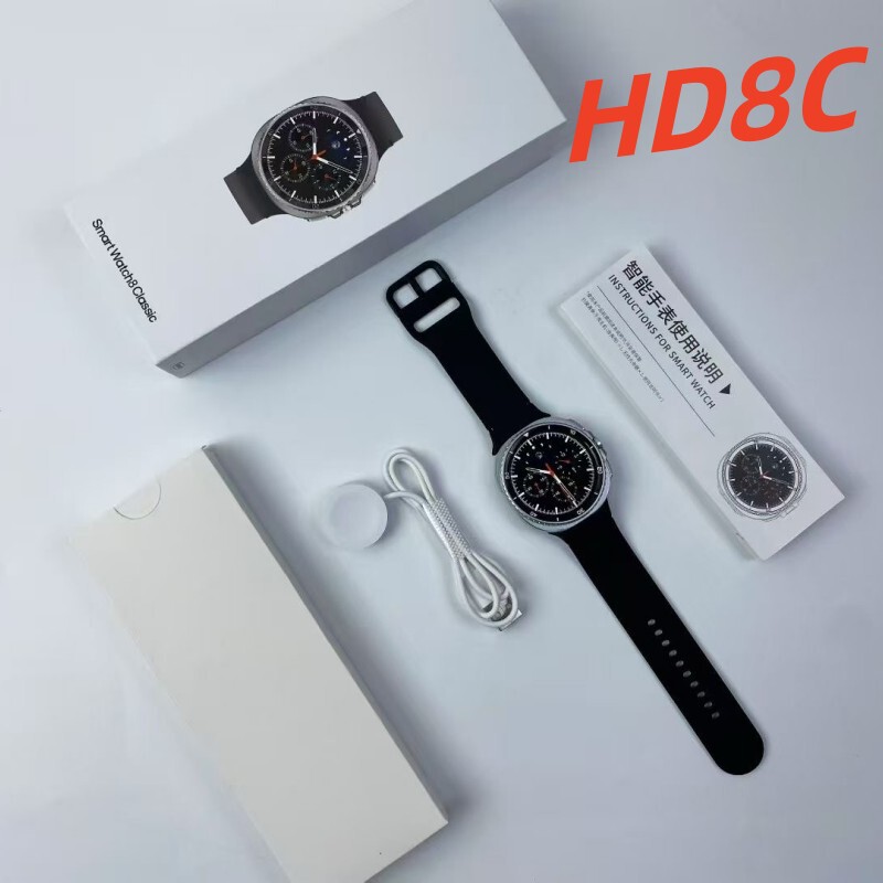 跨境HD8C智能手表蓝牙通话信息推送可旋转表盘Watch8智能运动手表|undefined