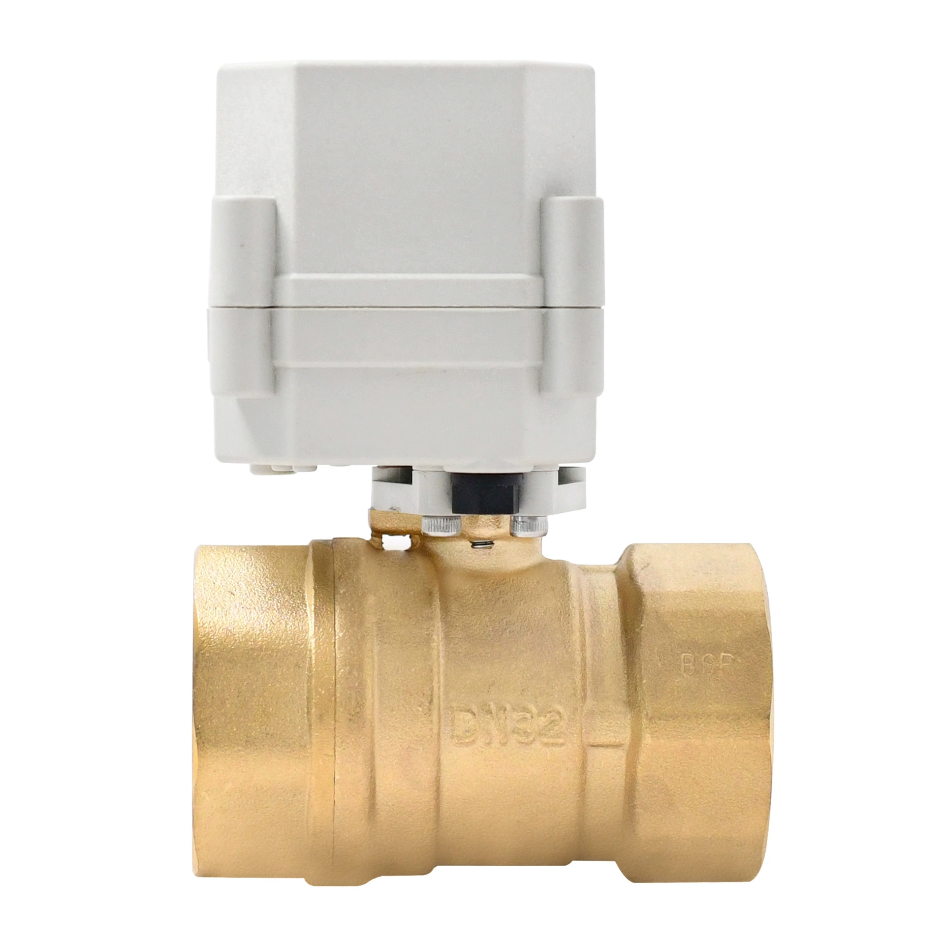 11/ 4inch Микроэлектрический клапан, латунный двухходовой, сброс при отключении питания, нормально открытый, нормально закрытый клапан, может заменить электромагнитный клапан DN32