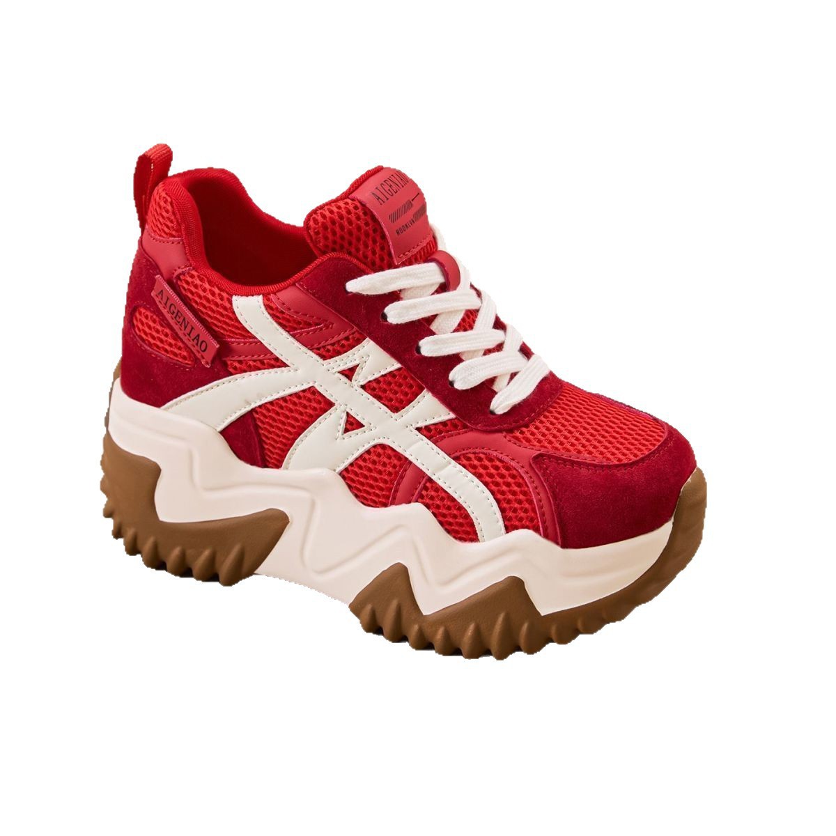 Zapatos de mujer con suela suave no cansar los pies, nuevos zapatos deportivos casuales de otoño, zapatos para niños, super caliente, zapatos Gump universales negros