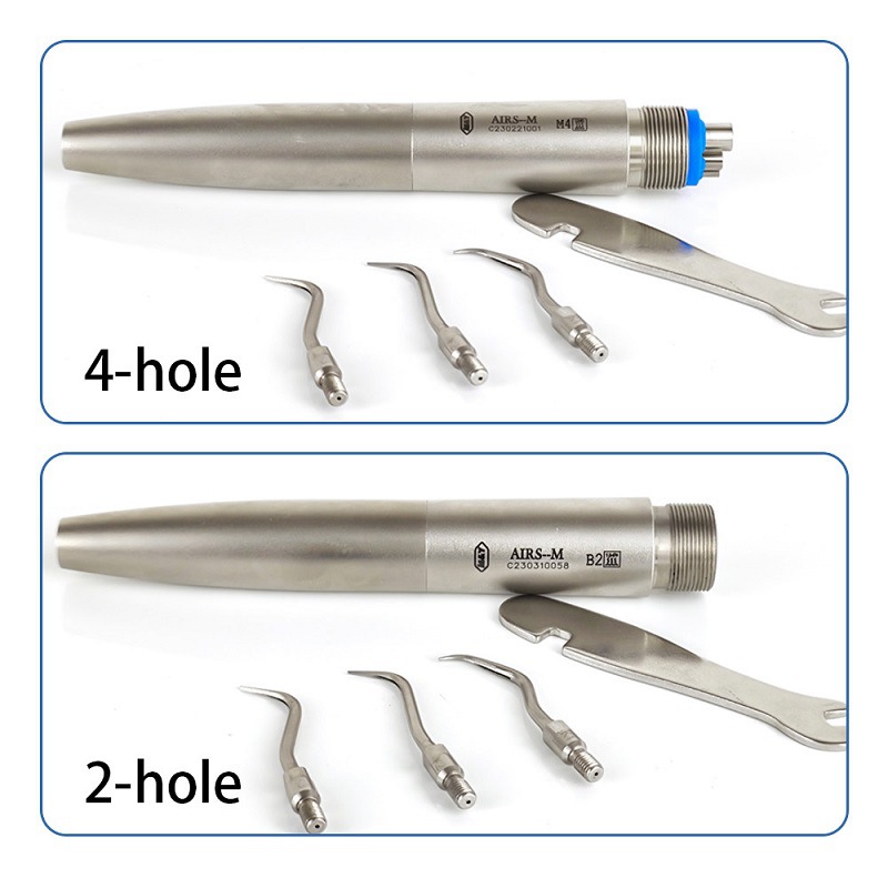 Máquina de limpieza de dientes neumática de oro titanio dental limpiador de dientes oral limpiador de dientes de cálculos limpiador de dientes ultrasónico lavado de canal radicular