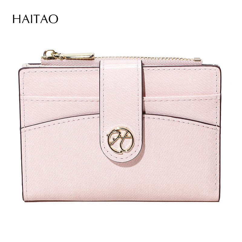 20% de descuento corto bolso de mujer color caramelo brillante multi-tarjeta nuevo bolso de cambio