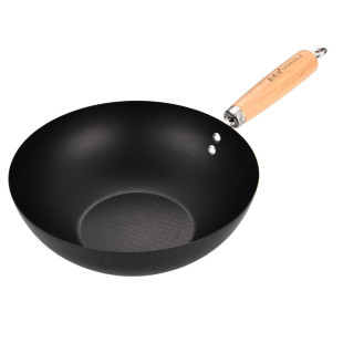 Good Companion factory wholesale snow pan Mini small iron pot wooden handle instant noodle pot cooking milk pot household ramen pot