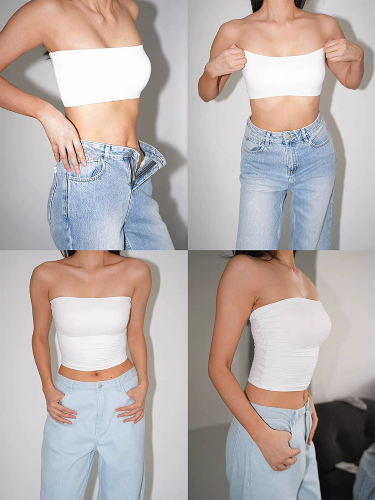 Sexy design tube top, comfortable breast pads, (Physicals), European style, American style