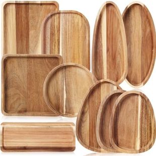 Wooden Tray Rectangular Bamboo Tray Household Wooden Tray Wooden Tea Cup Tray Scandinavian Style Tea Cup Wooden Tray