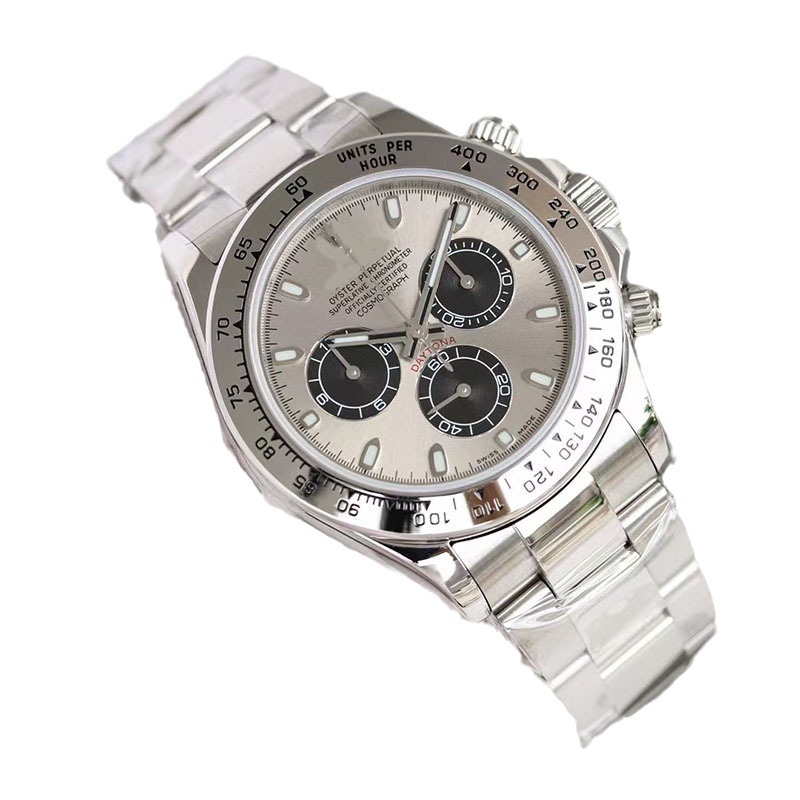 Laojia estilo explosivo C fábrica Ditong serie reloj 4130 máquina de cronometraje multifuncional Panda Di reloj generación transfronteriza