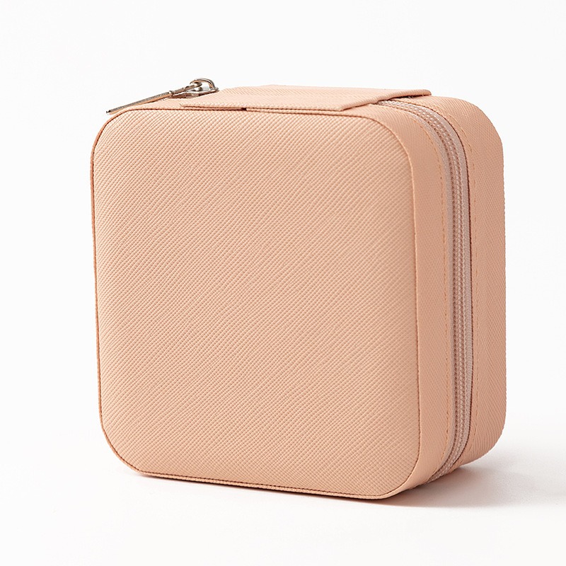 Nuevo estilo caja de joyería cuadrada caja de anillo mini pulsera portátil collar pendiente caja de almacenamiento caja de joyería exquisita al por mayor