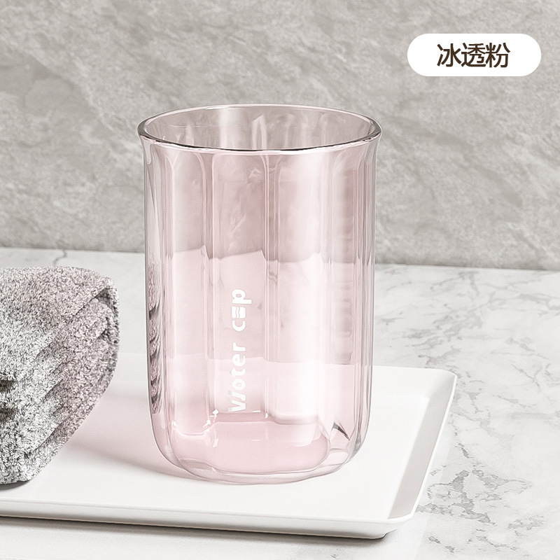 Taza de enjuague casero baño baño taza de cepillo de dientes adorable alumno de dientes cepillo de dientes pareja de niños taza de lavado