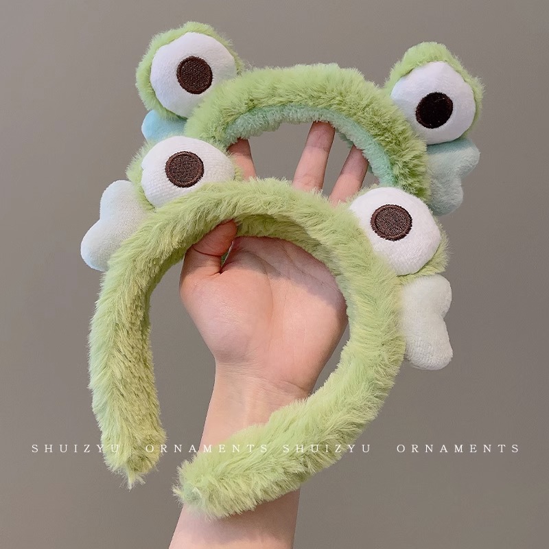 Face Wash diadema especial femenina 2023 nueva diadema femenina antideslizante horquilla de pelo de felpa Paquete de pelo banda de pelo de dibujos animados tocado