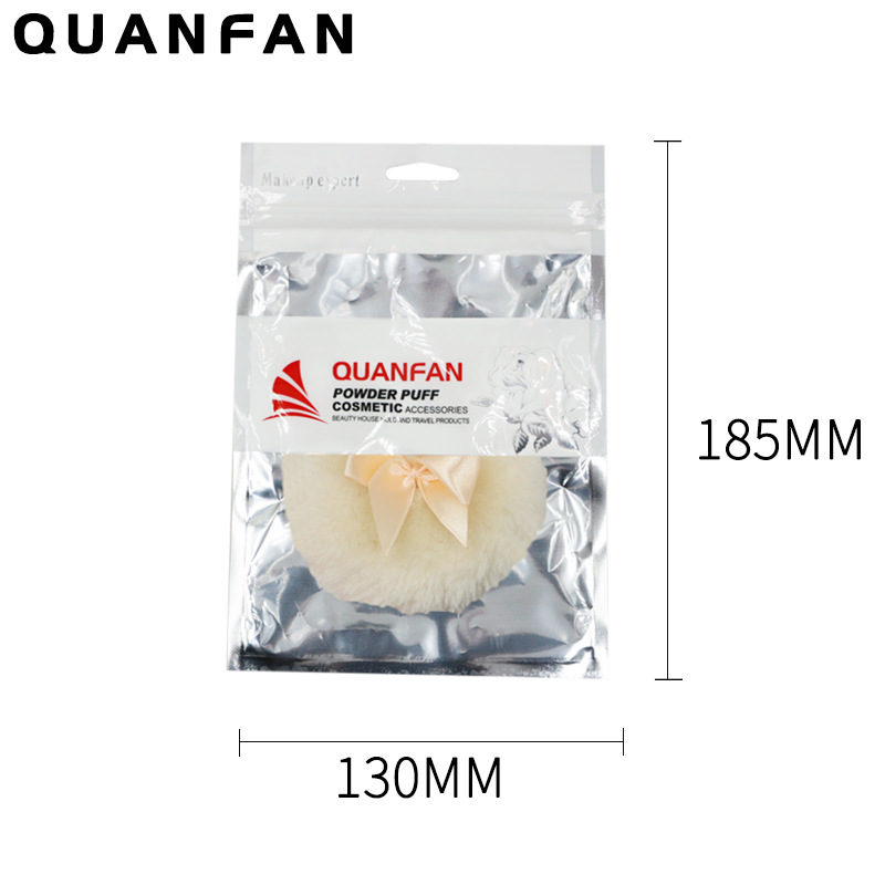 Soporte de terciopelo polvo de cuerpo puff polvo soplo largo esponjoso esponja esponjoso polvo suelto polvo denso pastel de maquillaje de reemplazo