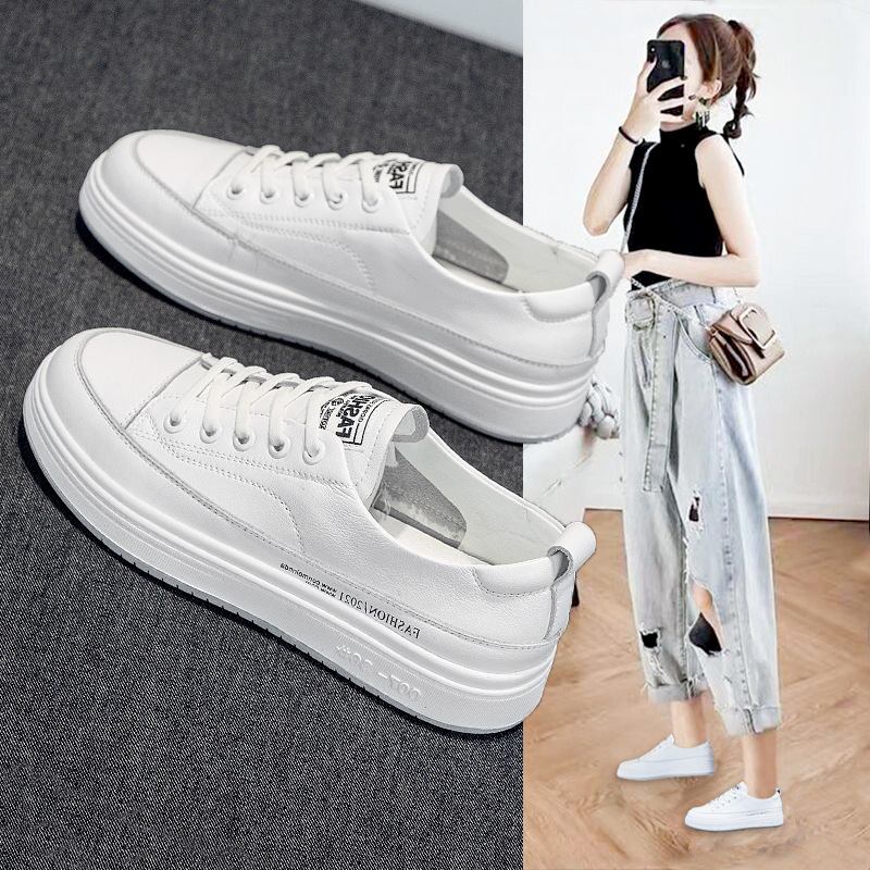 Little white shoes female 2021 spring ne...