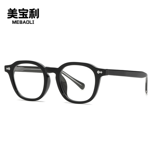 New anti-blue light 1931 frame Korean style glasses can be matched with myopia degree fashionable flat mirror retro glasses frame trend