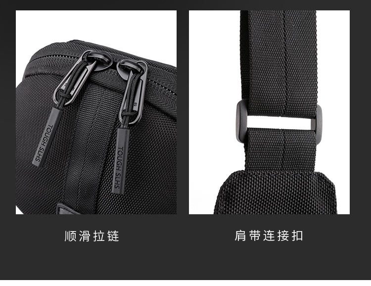 new diagonal cross bag chest bag casual small backpack oblique mens shoulder bag wholesalepicture14