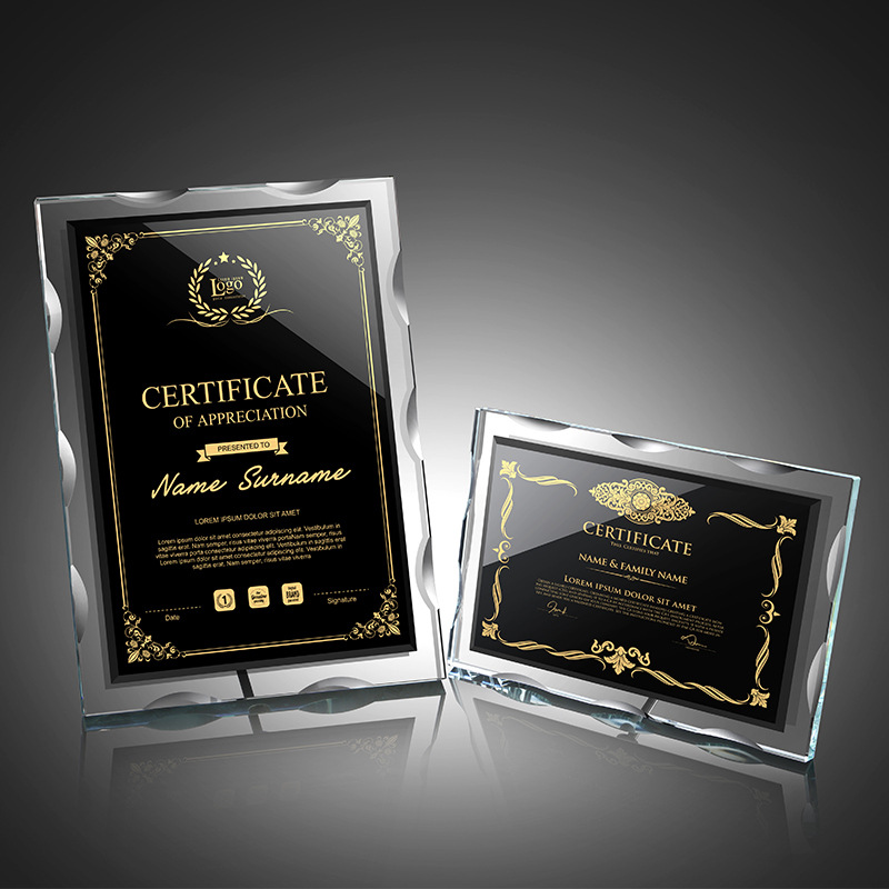 授权牌创意亚克力牌匾代理经销商品牌授权书加盟牌奖杯奖牌