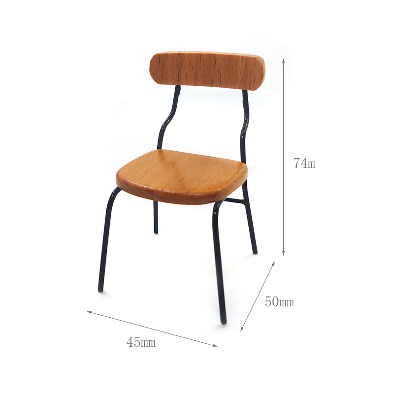 1:12 Dollhouse accesorios Dollhouse mini ocio al aire libre silla modelo simulación vida escena