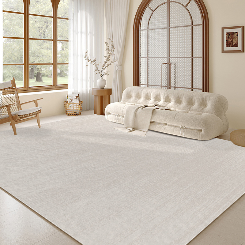 Alfombras sala de estar 2025 nuevo estilo de crema alfombra de viento impermeable antiincrustación alfombra de dormitorio hogar sofá lavado lujoso sensación de alto nivel