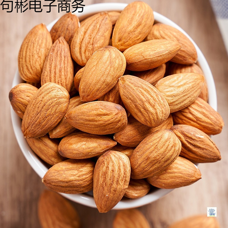 原味巴旦木仁袋装500g扁桃仁无壳巴旦木杏仁坚果干果零食
