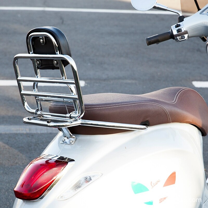 Suitable for Vespa Sprint Spring 150 rear rack, GTS300, GTV6 modified foldable backrest rack