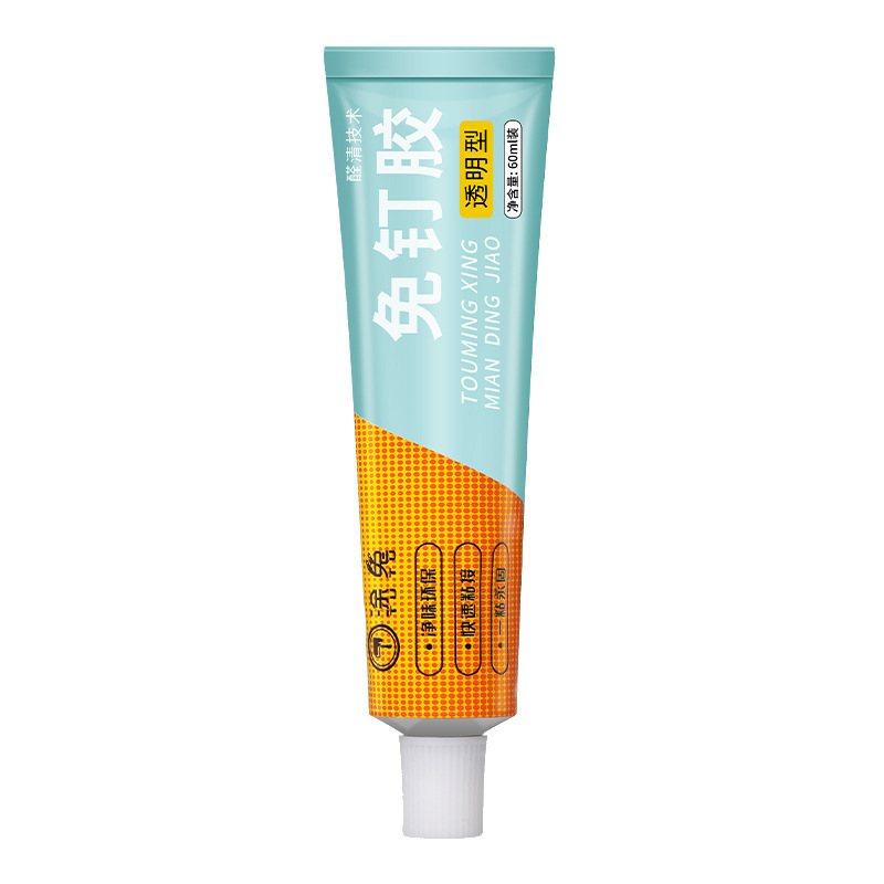 Rabbit-coated transparent nail-free glue kitchen and bathroom hook glue anti-mold nail glue glass glue Super Glue Rabbit-coated transparent nail-free glue kitchen and bathroom hook glue anti-mold nail glue glass glue Super Glue