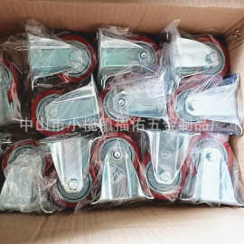 中重型脚轮 5寸万向轮聚氨酯pu万向轮手推车脚轮刹车脚轮设备脚轮