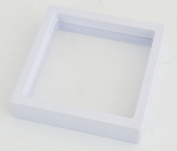White transparent gift box