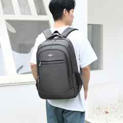 Leisure Business Laptop Bag 2023 New Model Cross-border Dual Shoulder Bag for Men Large Capacity Versatile Commuting Oxford Dual Shoulder School Bag