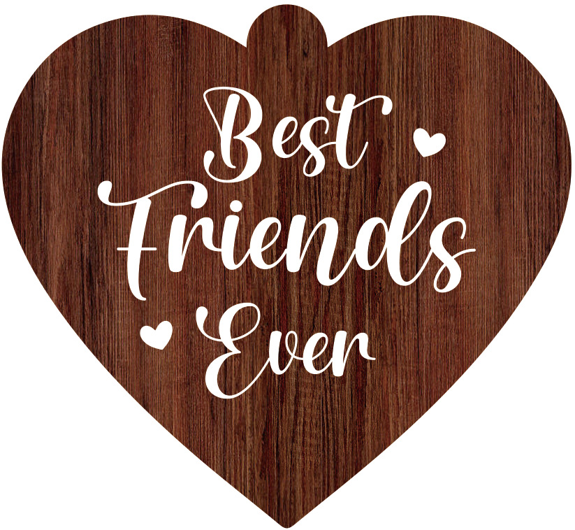 가장 친한 친구 호두 색 양면 인쇄