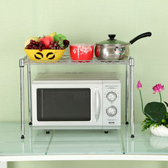 S588單層置物架廚房隔層桌面簡易整理架一夾縫收納架櫥櫃分層窄架