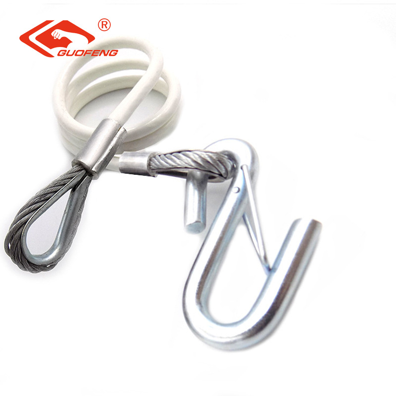 Suministro de RV cuerda de seguridad caucho resorte cuerda de remolque de estilo europeo RV auxiliar cable de tracción