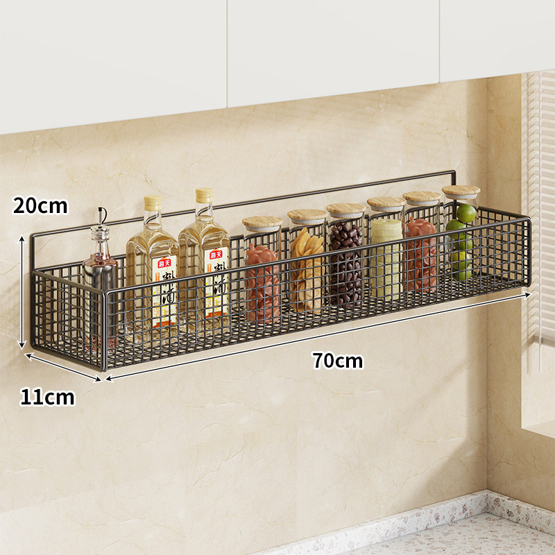 Especiero de Pared para Cocina Sin Perforación, Multifuncional