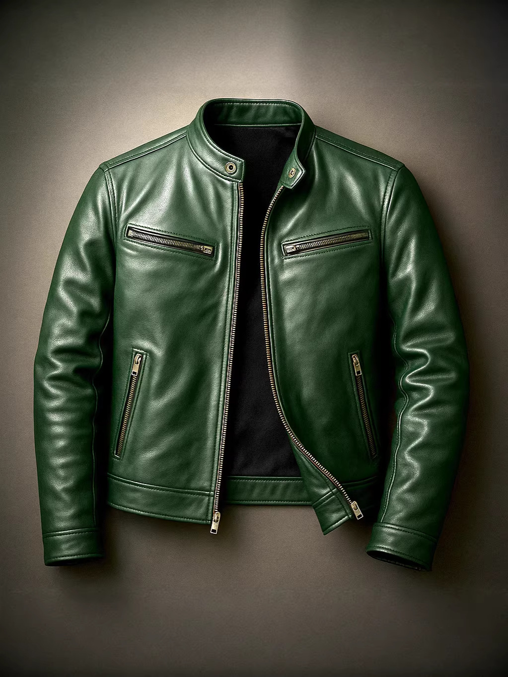 Locomotora transfronteriza chaqueta de cuero PU hombre chaqueta de cuello delgado chaqueta de piloto punk Europa y América comercio exterior ropa de hombre al por mayor