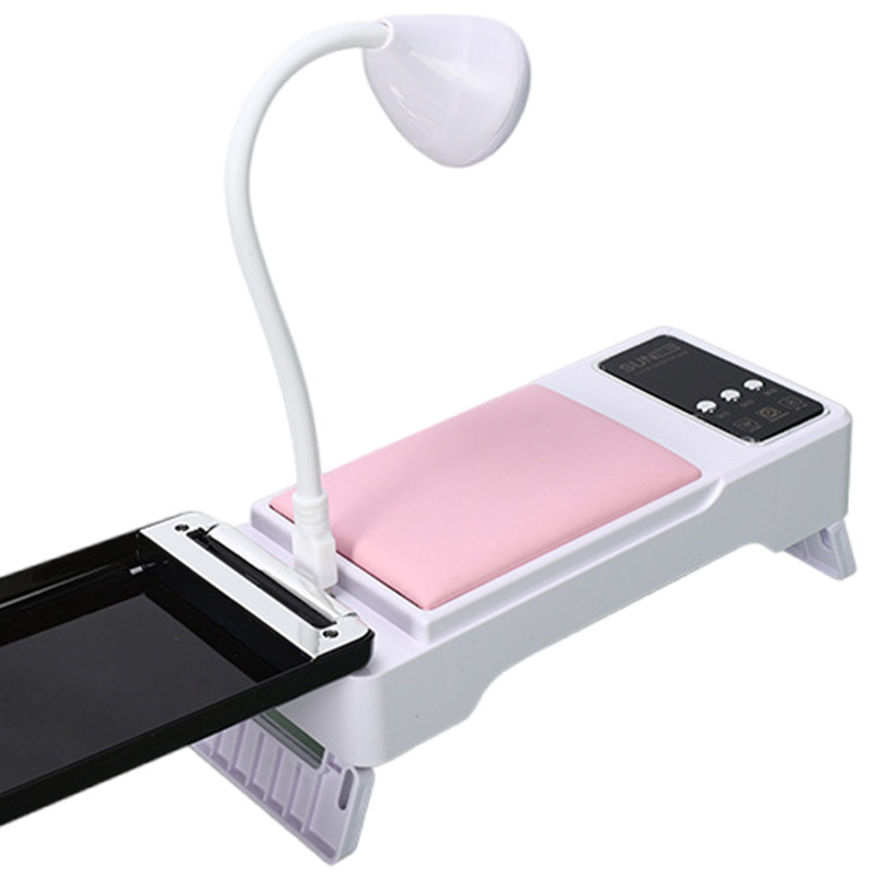 Lámpara de manicura correa almohada plegable conveniente lámpara de manicura rápida secado 32 lámpara UV + LED doble fuente de luz de manicura horneado lámpara transfronteriza