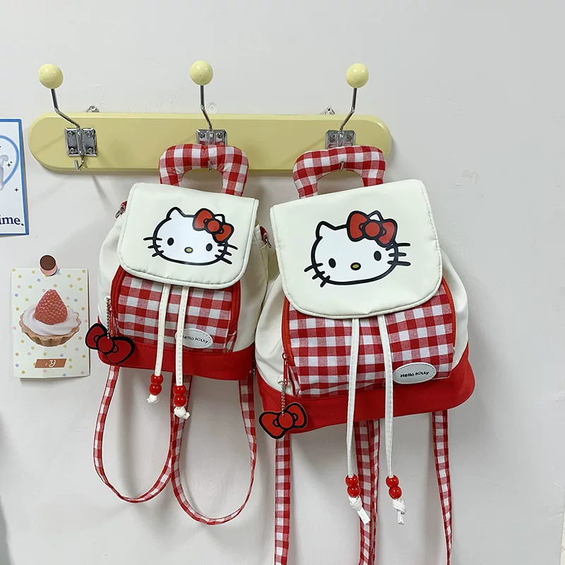 Hello Kitty, японский ранец, мультяшный рюкзак на выход, западный стиль