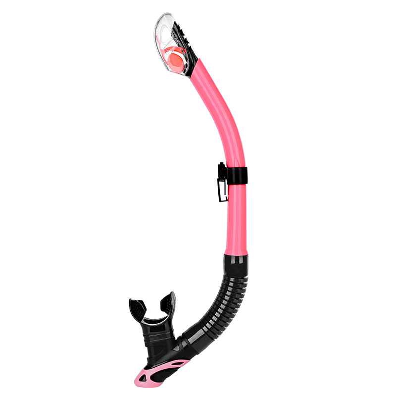 Nuevo tubo de respiración de buceo natación ventilación tubo de respiración seco completo equipo de snorkel tubo de respiración de entrenamiento de buceo