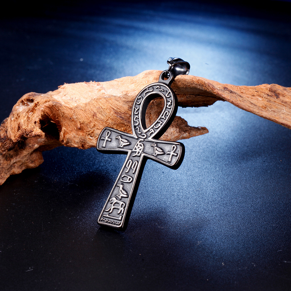 316 Stainless Steel Material 1 Piece 45*32mm Stainless Steel Cross Pendant
