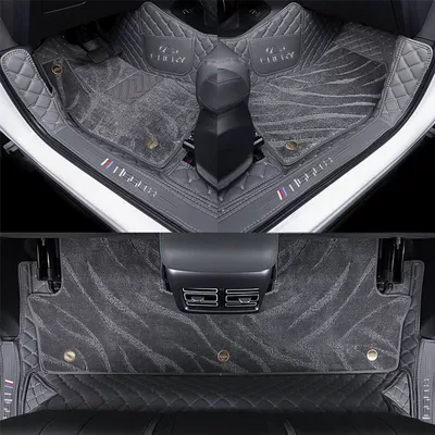 Ayaqaltılar (Kovriklər) — 8 Plus Car Floor Mats, Threshold - 26-models-of-tiggo-8-free-anti-kick-mat-double-layer-foot-mat-galaxy-blanket-platinum-gray