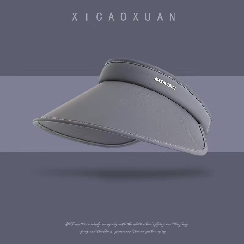 그레이 [UPF50 대형 브림 양면 아이스 실크 업그레이드 접이식 버전]]